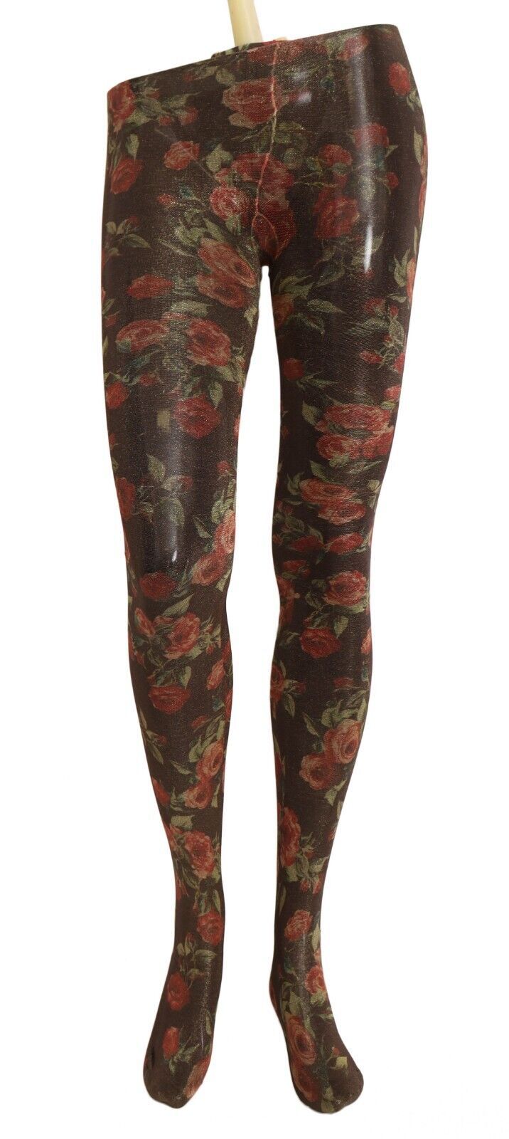 Collants Dolce & Gabbana noirs fleurs