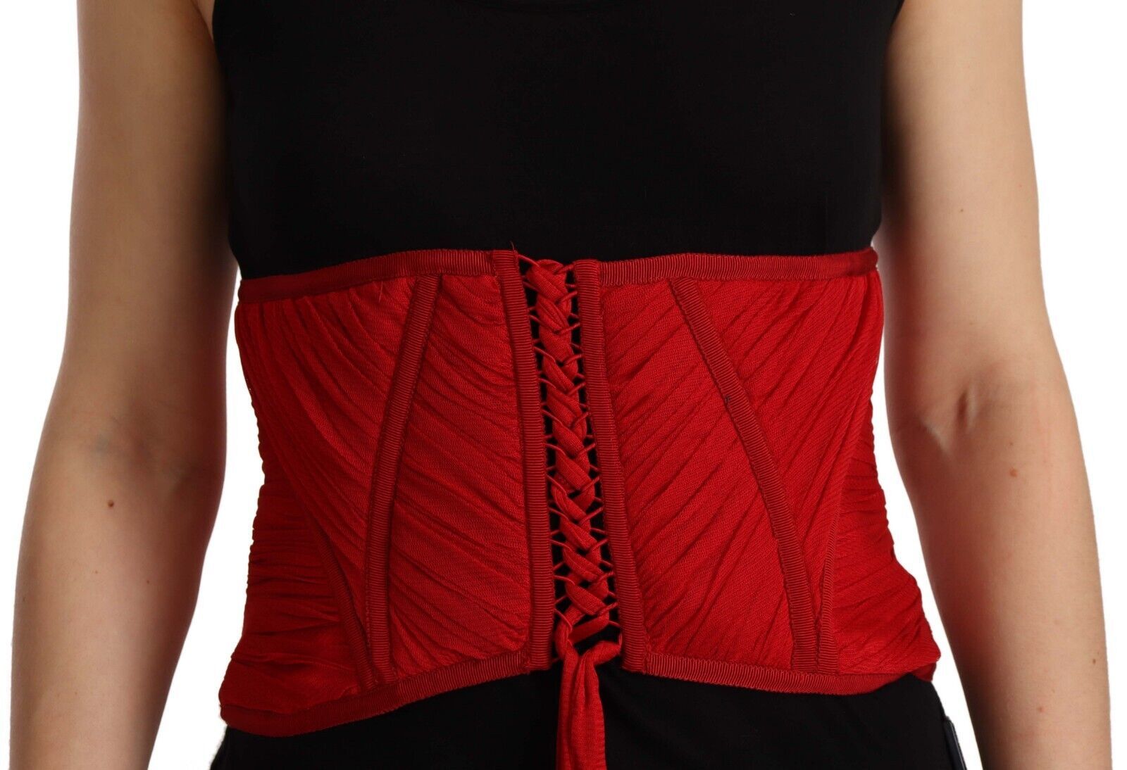 Ceinture corset Dolce & Gabbana rouge