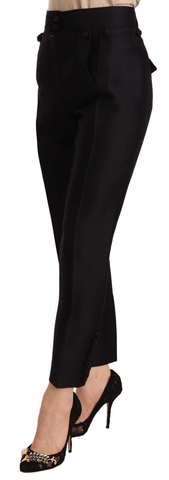 Pantalons DSQUARED2 cropped noirs