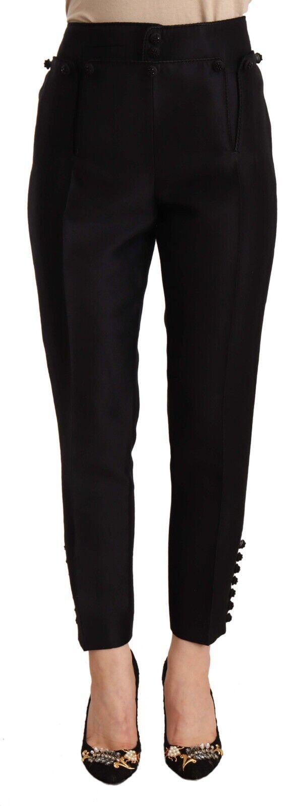 Pantalons DSQUARED2 cropped noirs