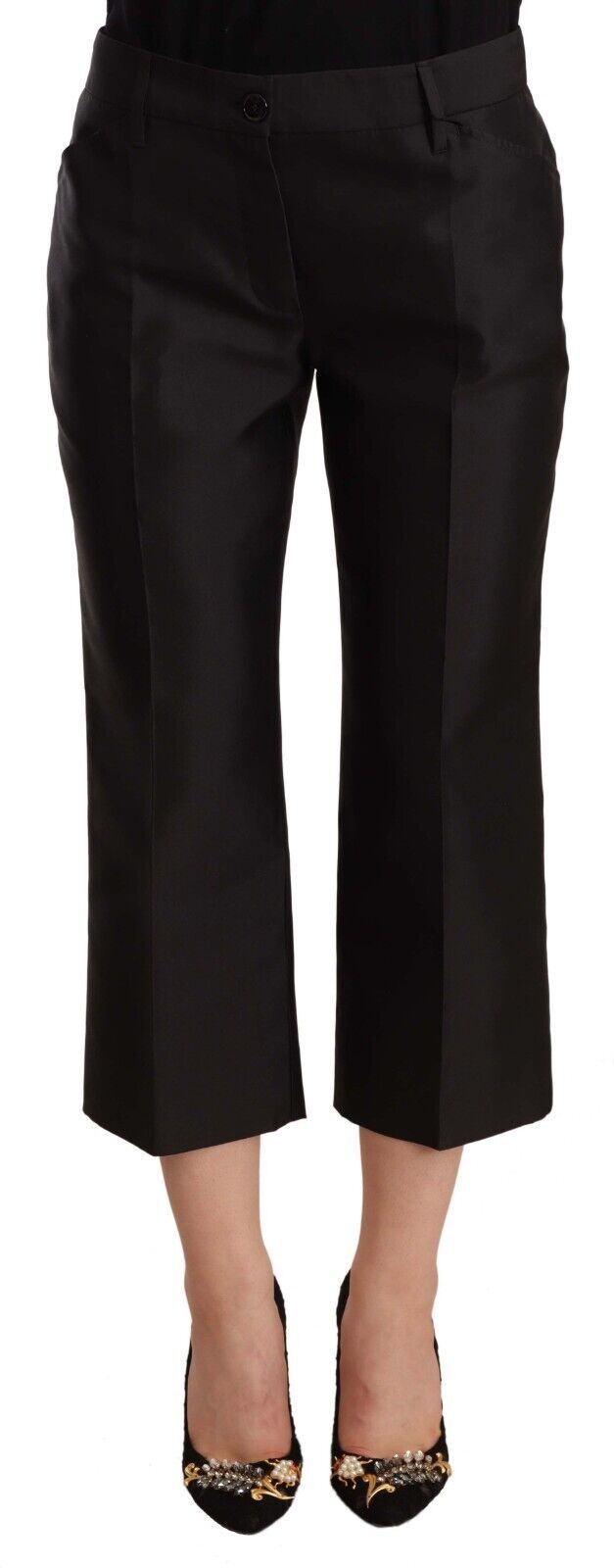 Pantalons Dolce & Gabbana cropped noirs