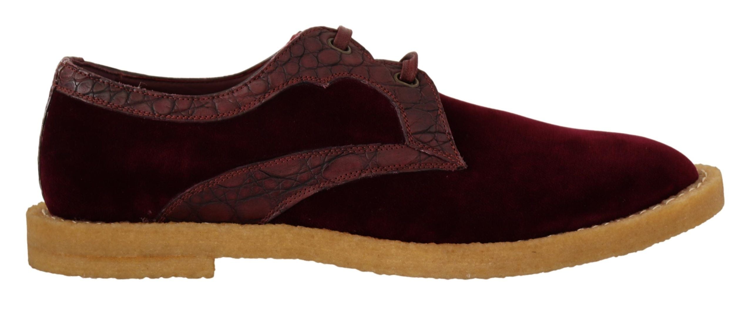 Chaussures Dolce & Gabbana à lacets bordeaux