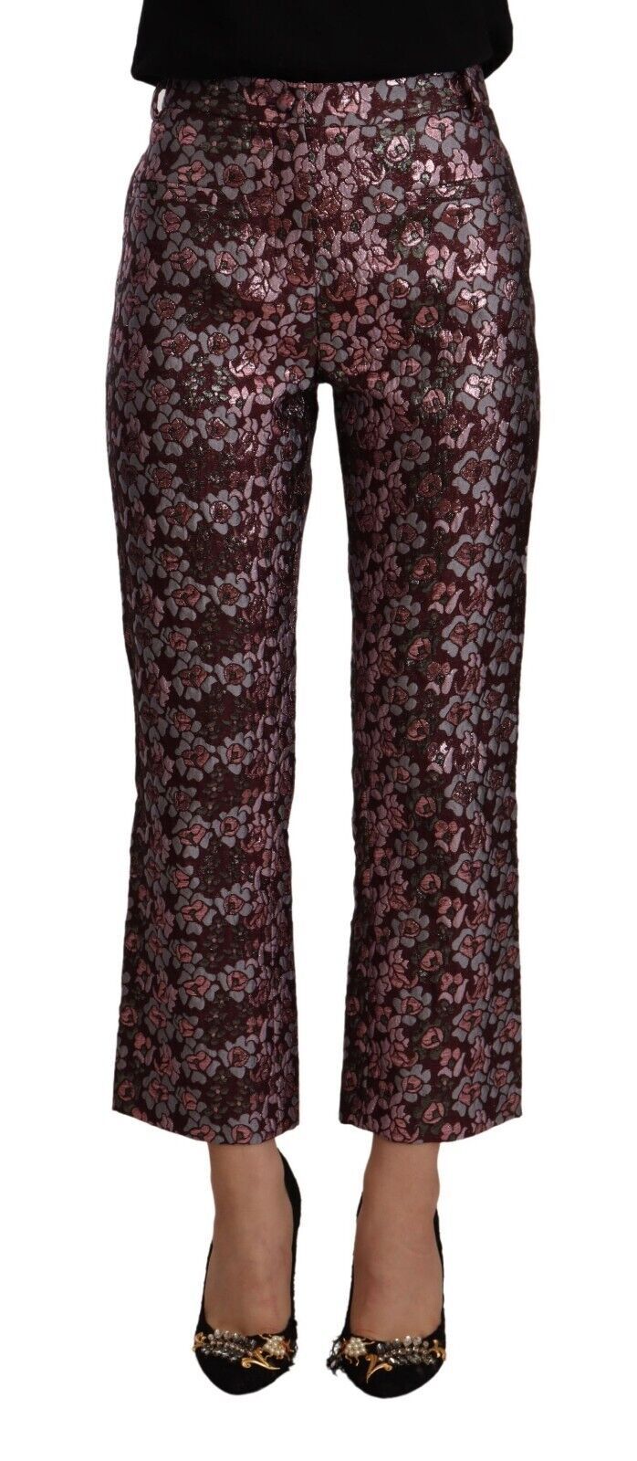 Pantalons HOUSE OF HOLLAND fleuris multicolores