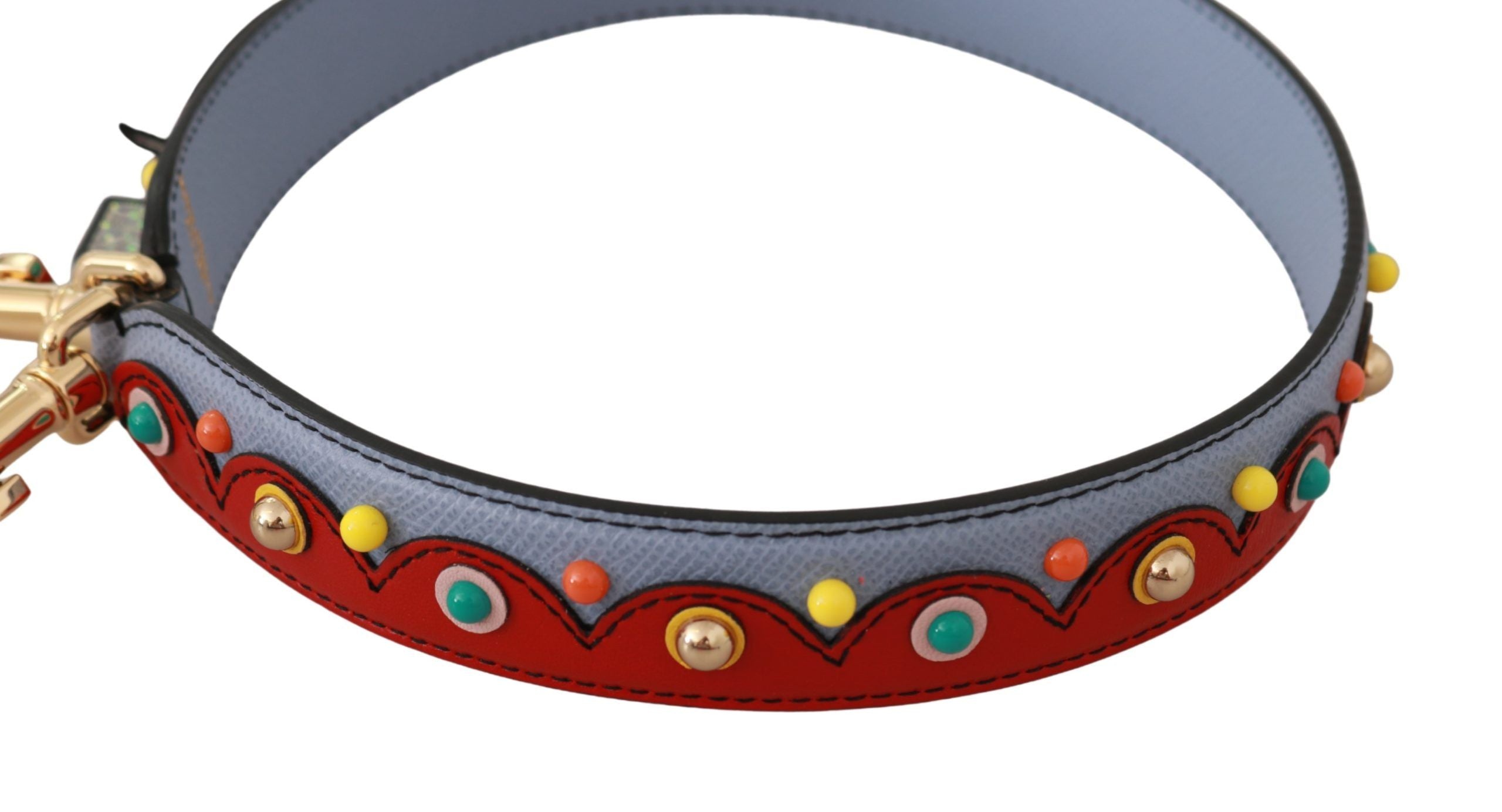 Bandoulière Dolce & Gabbana multicolore bleue