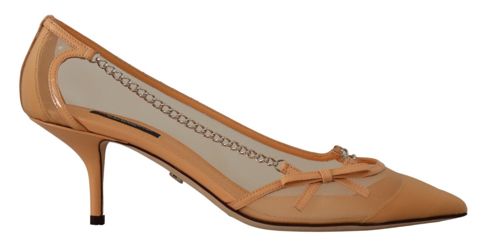Pompes Dolce & Gabbana cuir pêche