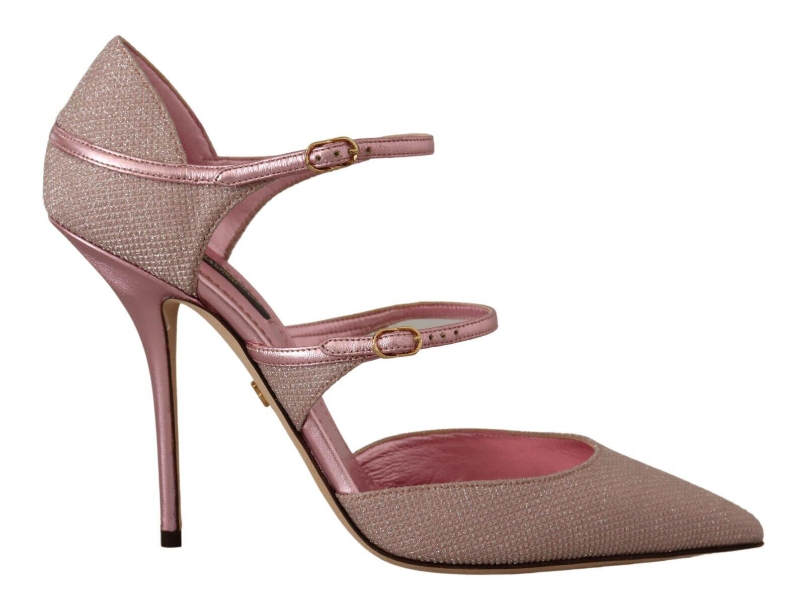 Sandales Dolce & Gabbana roses pailletées