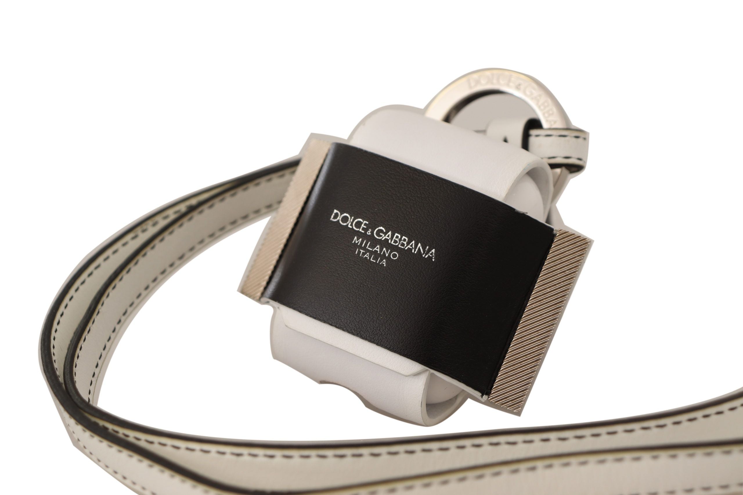 Étui Airpods Dolce & Gabbana blanc et noir