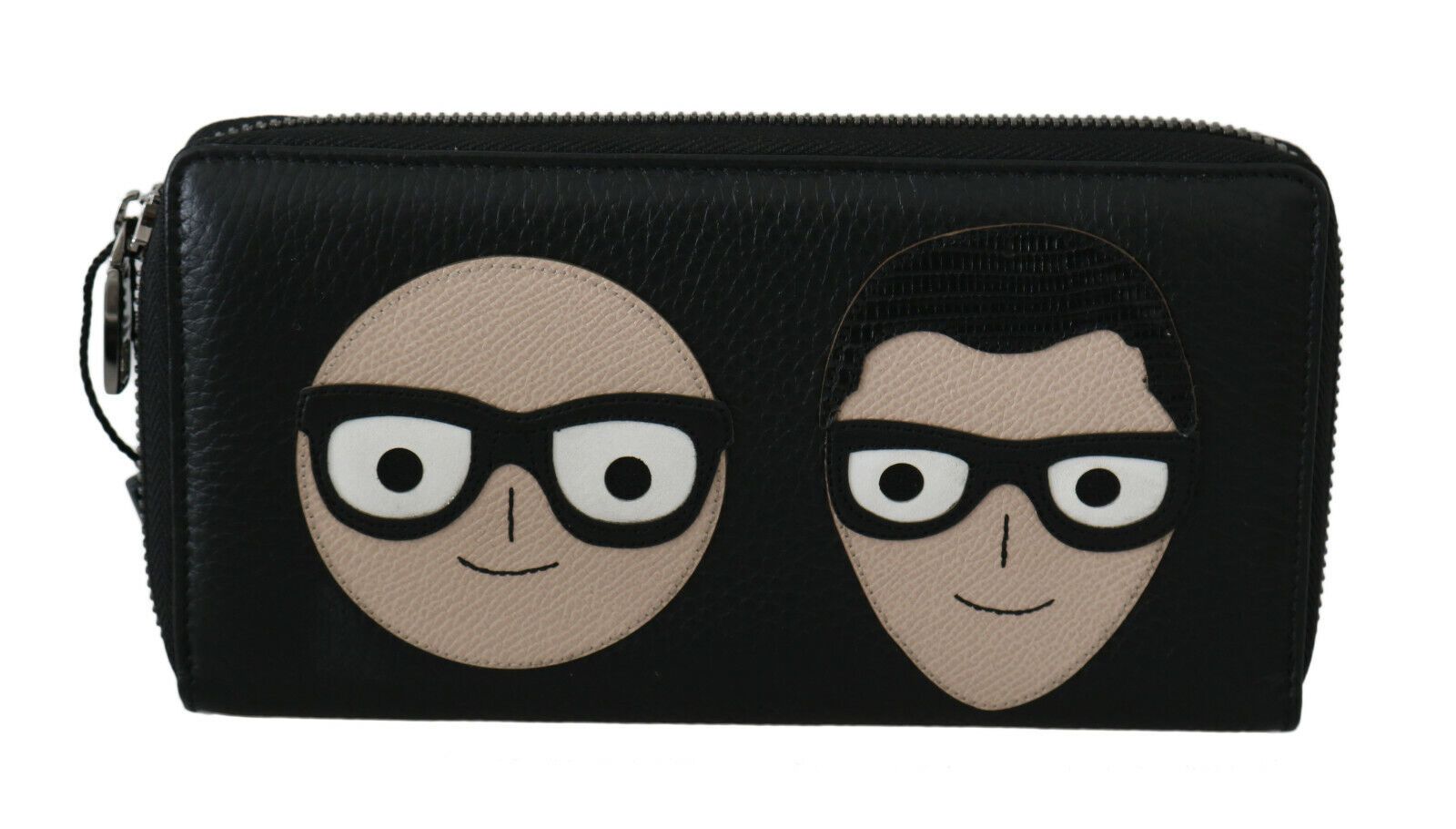 Portefeuille Dolce & Gabbana Zipper noir