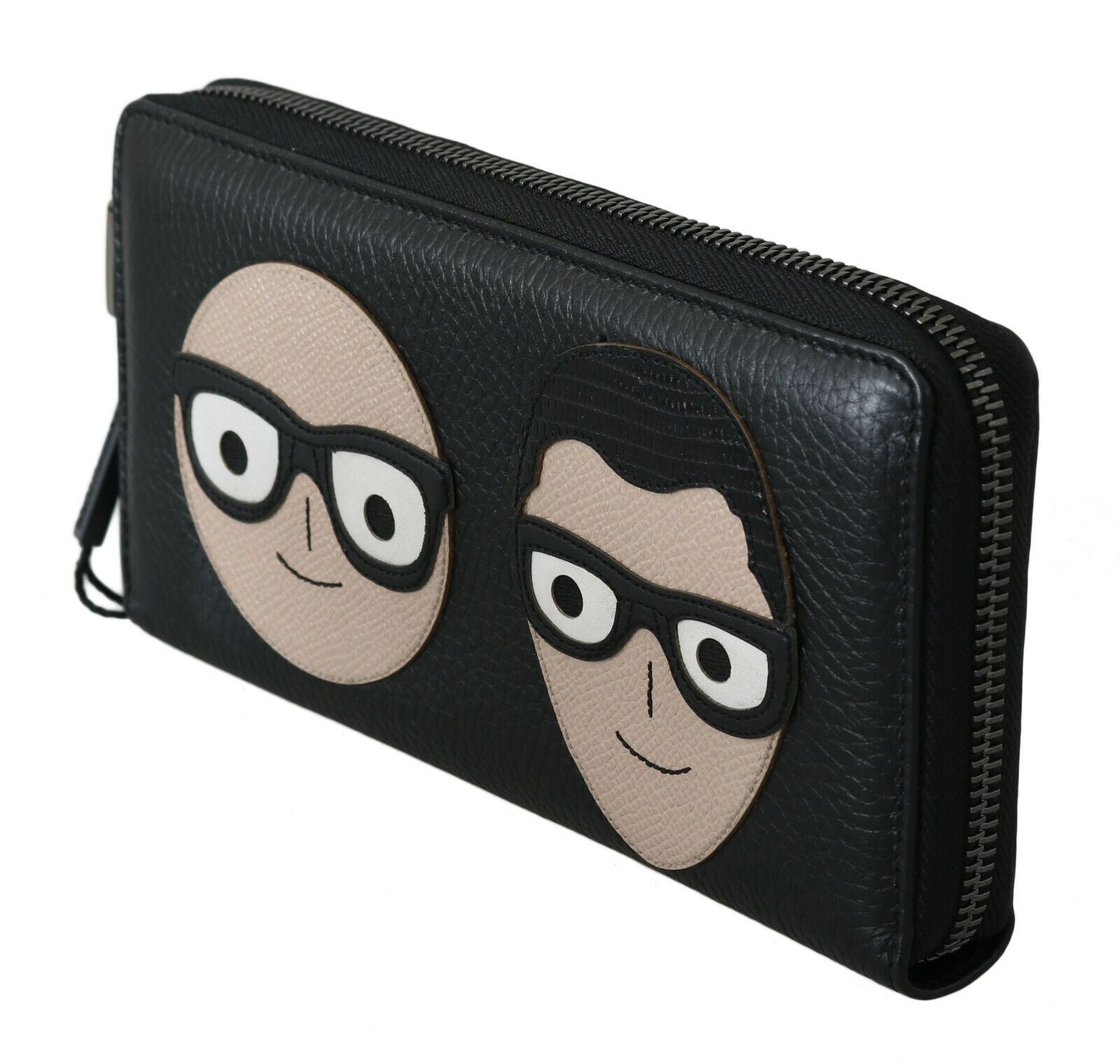 Portefeuille Dolce & Gabbana Zipper noir