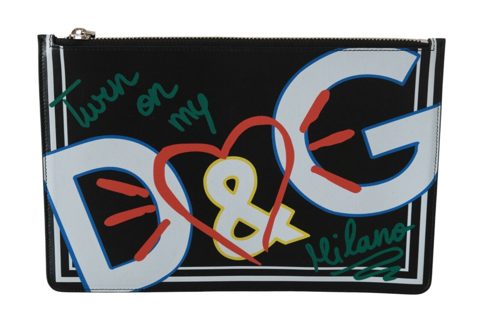 Porte-monnaie Dolce & Gabbana DG imprimé noir