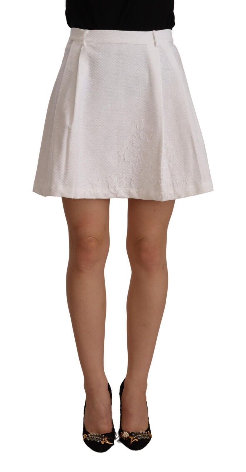 Jupe Ermanno Scervino haute taille blanche