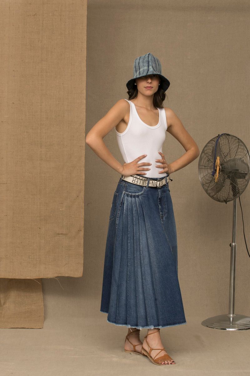 Jupe Don The Fuller bleue