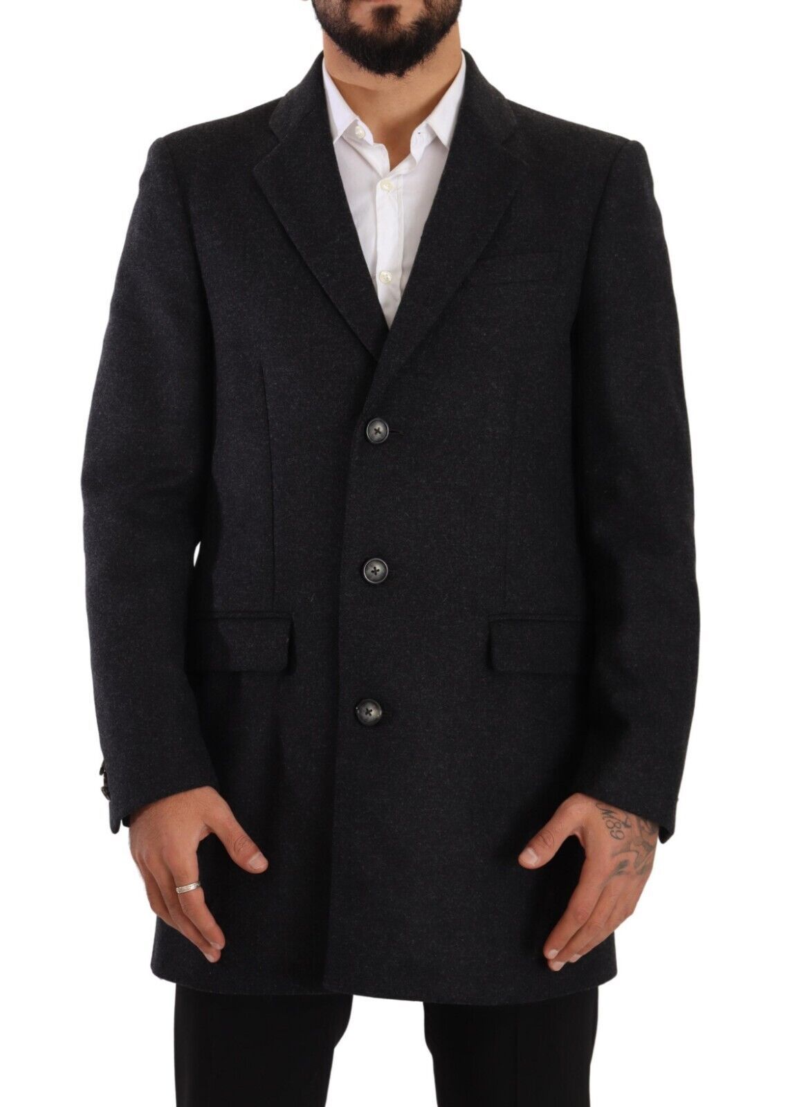 Manteau Dolce & Gabbana gris foncé