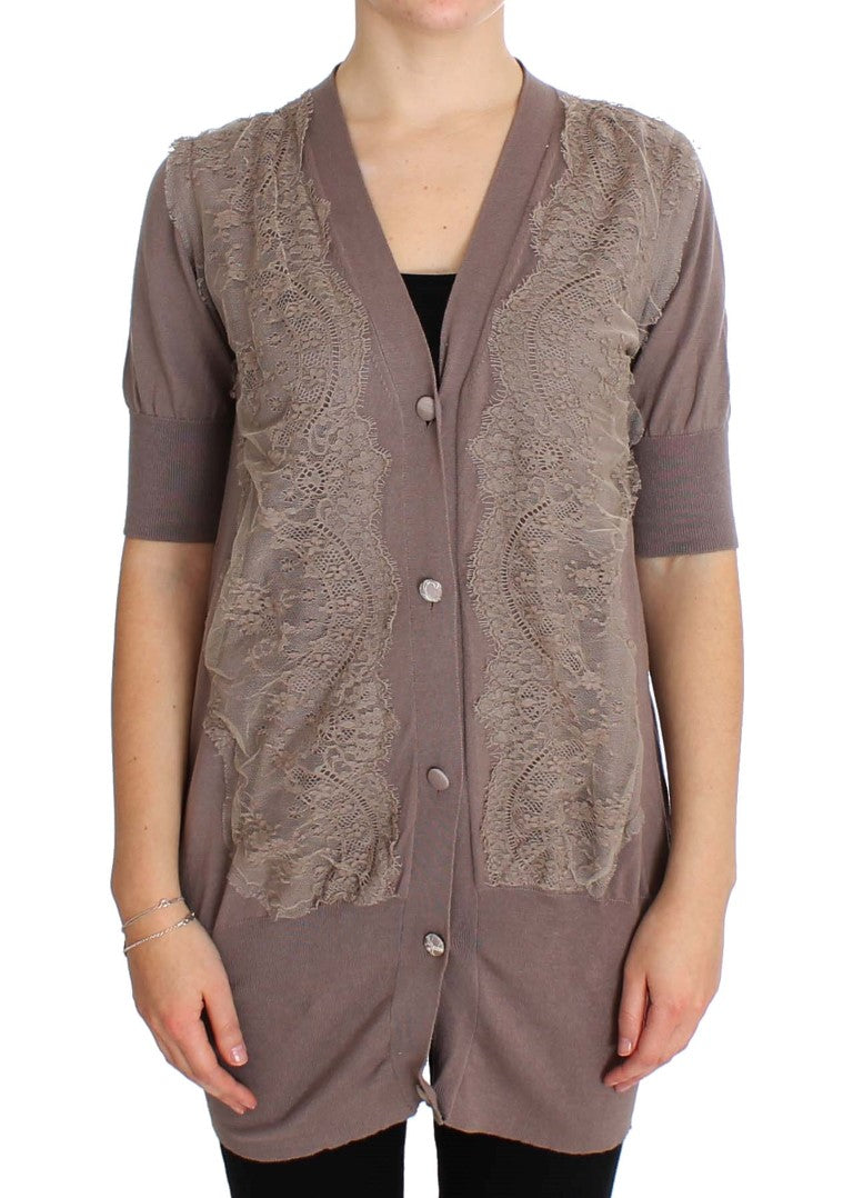 Cardigan PINK MEMORIES violet
