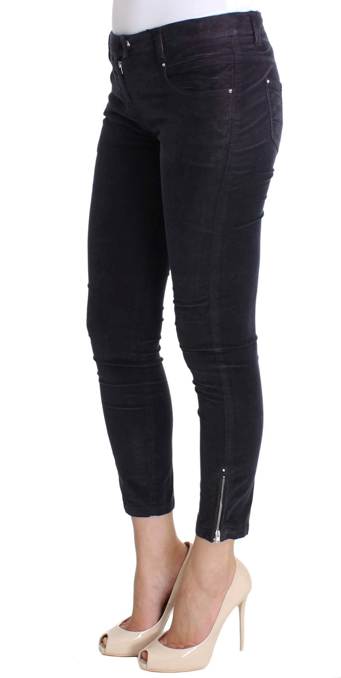 Pantalon Costume National cropped violet