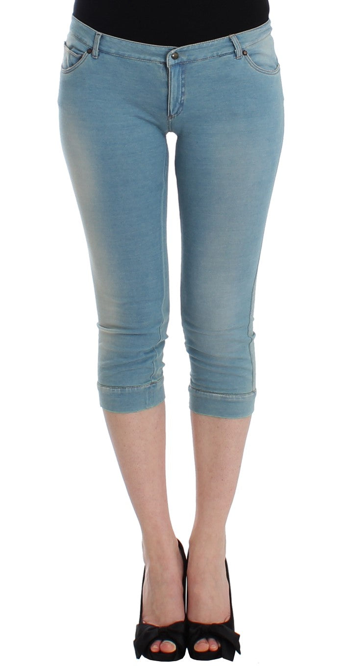 Pantalon Ermanno Scervino Capri bleu clair