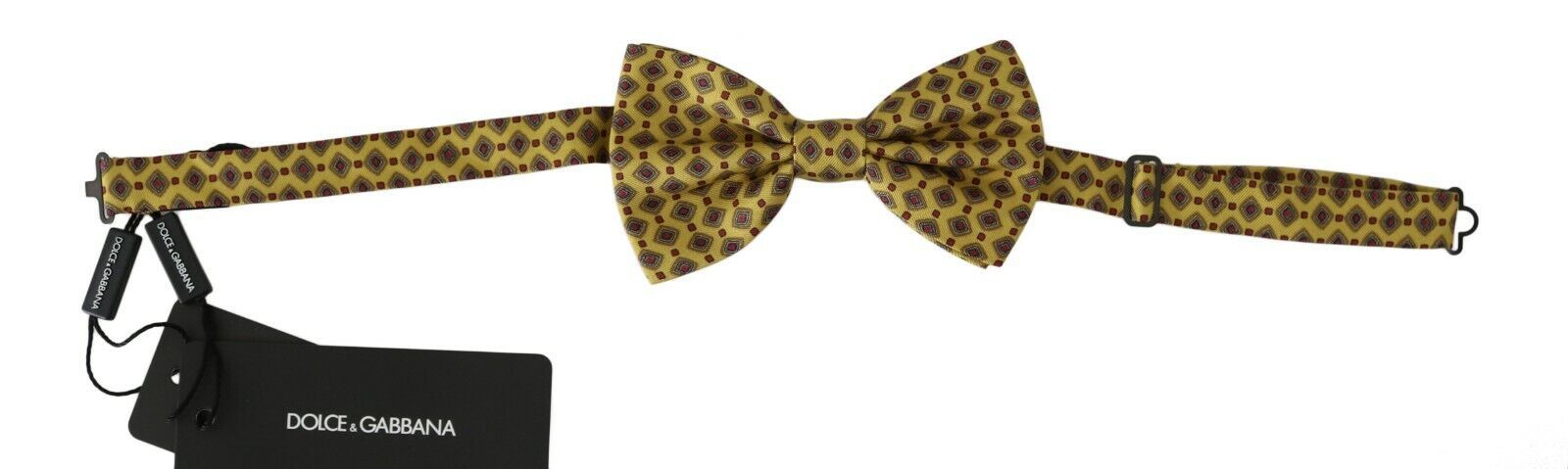 Nœud papillon Dolce & Gabbana jaune à motif