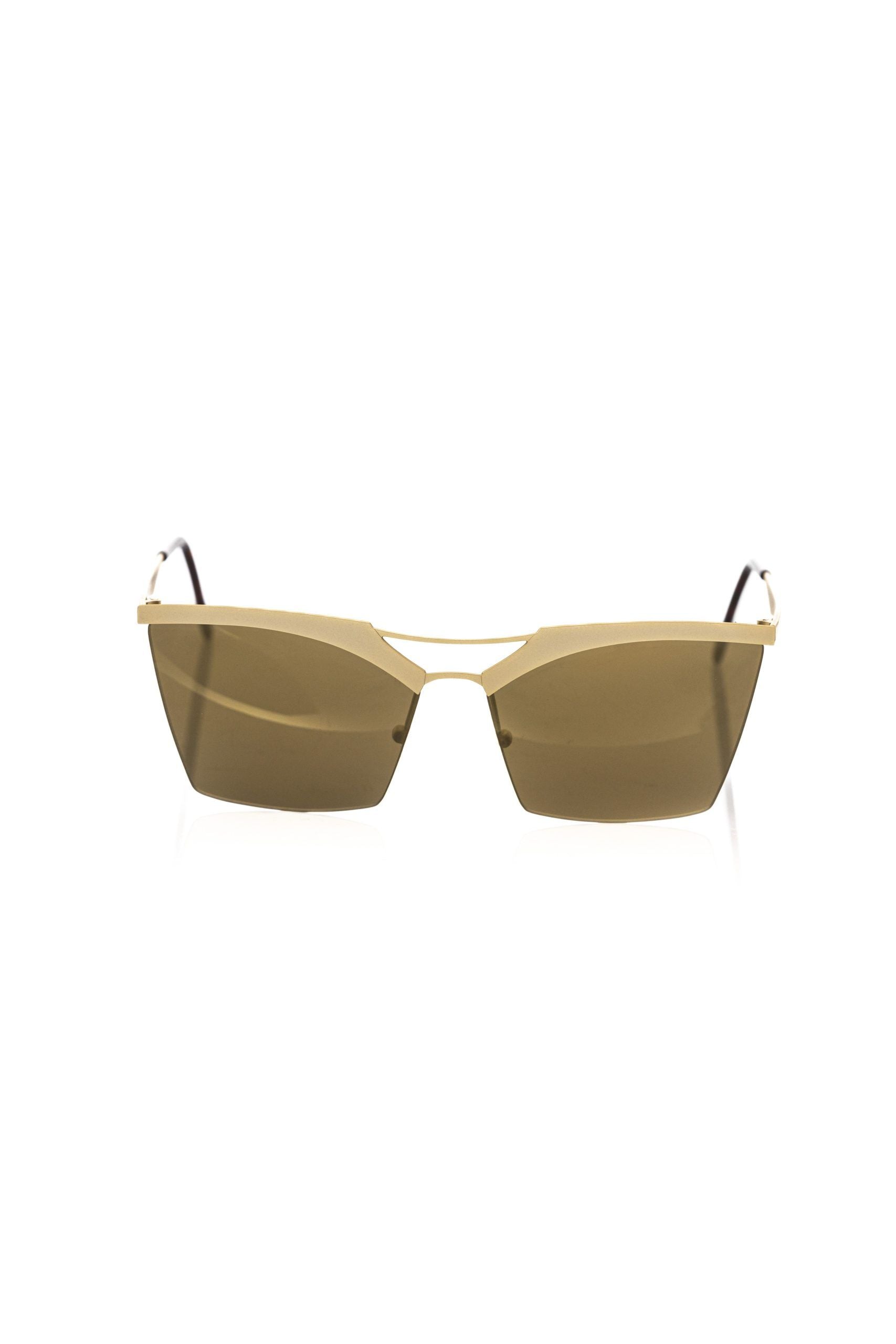 Lunettes Frankie Morello Clubmaster dorées