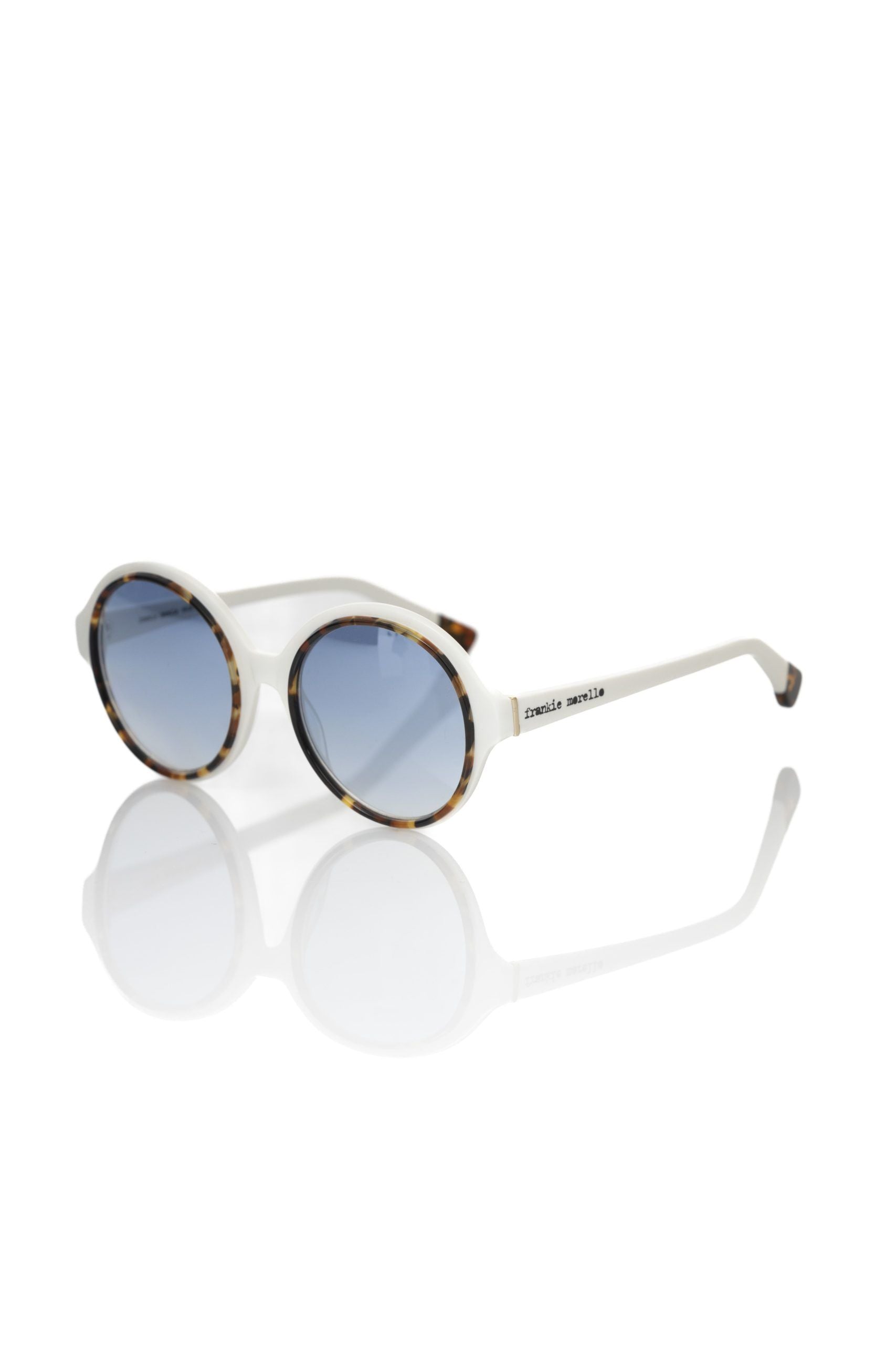 Lunettes Frankie Morello rondes blanches
