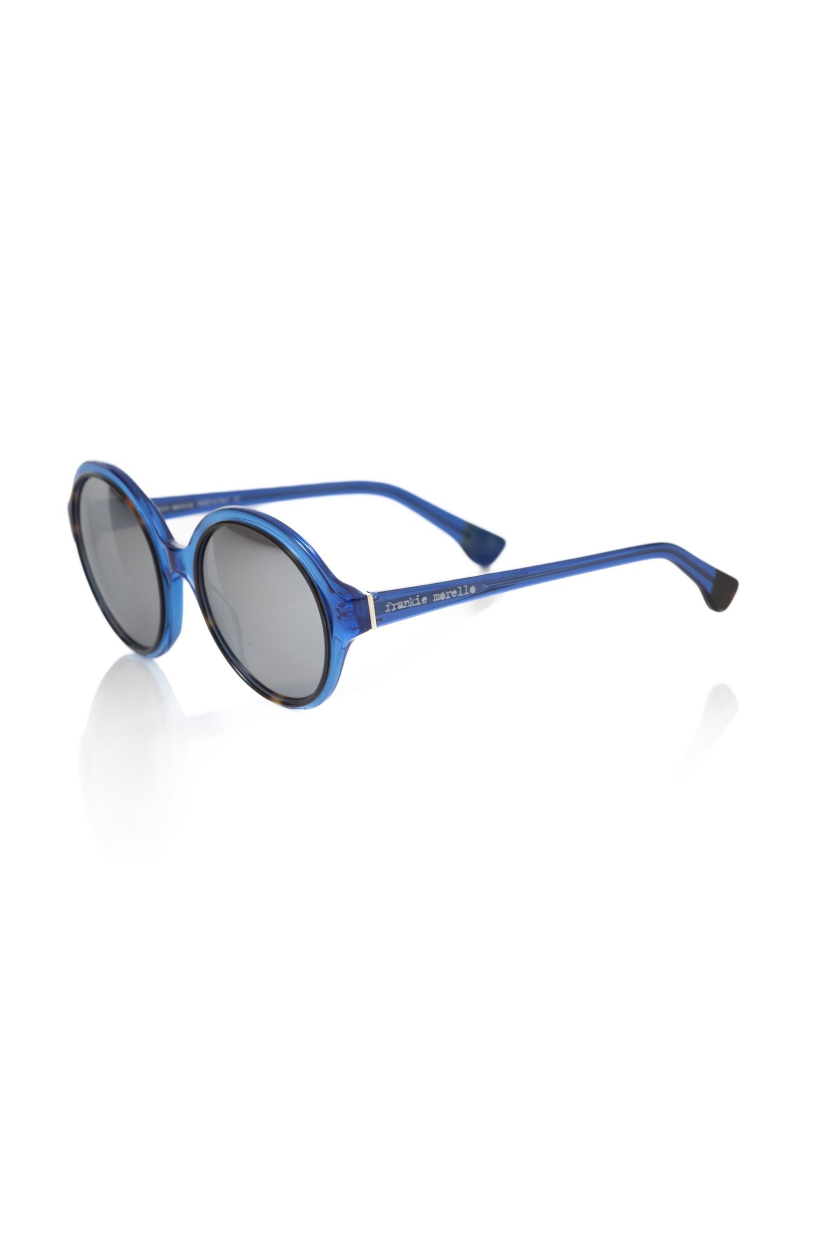 Lunettes Frankie Morello rondes bleues