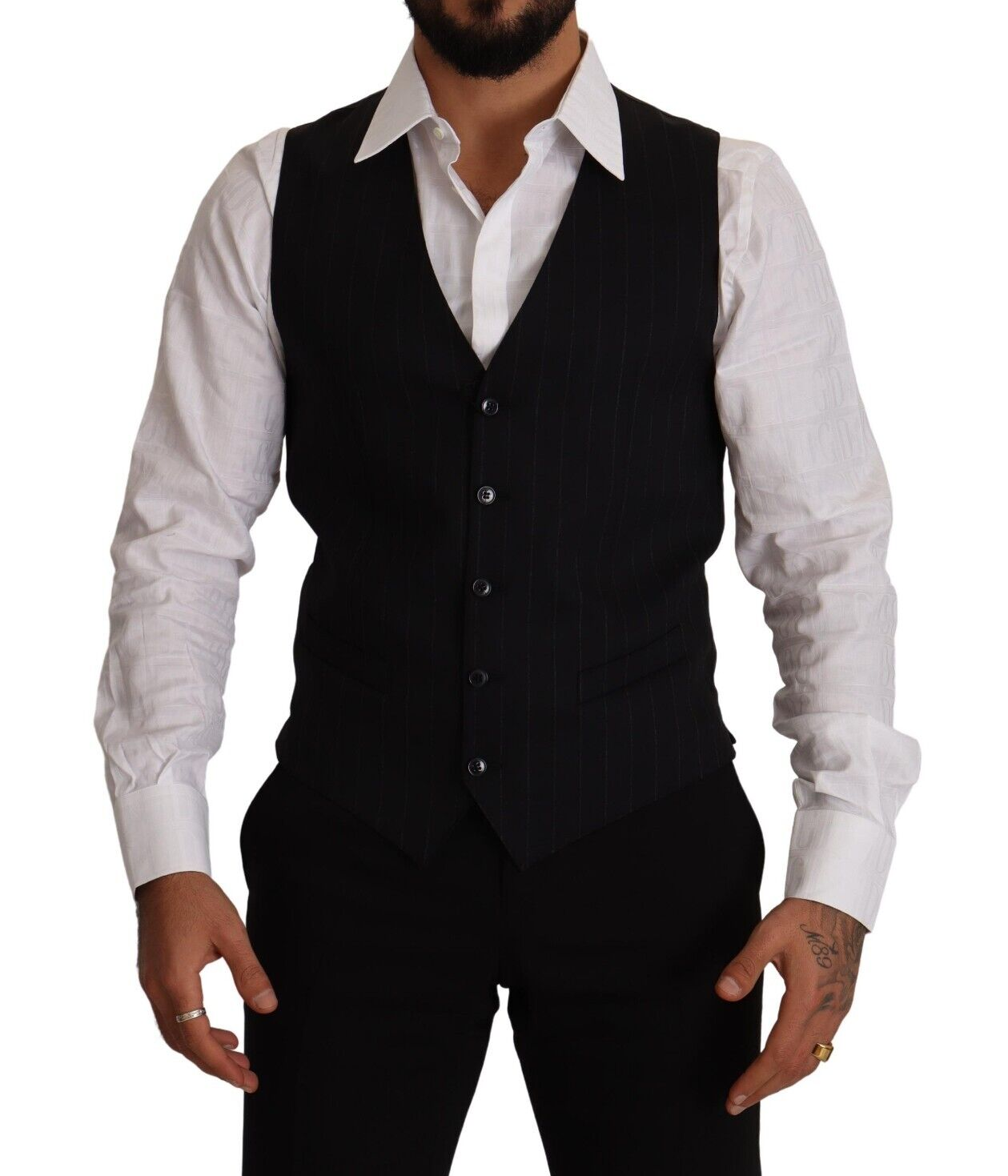 Gilet Dolce & Gabbana bleu rayé