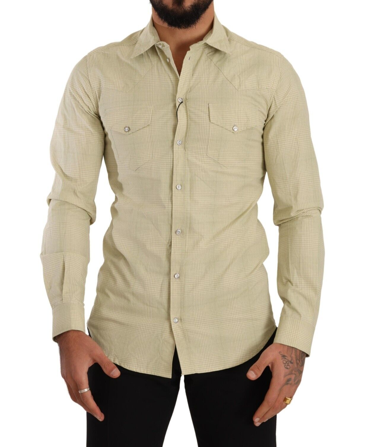 Chemise Dolce & Gabbana SICILIA jaune