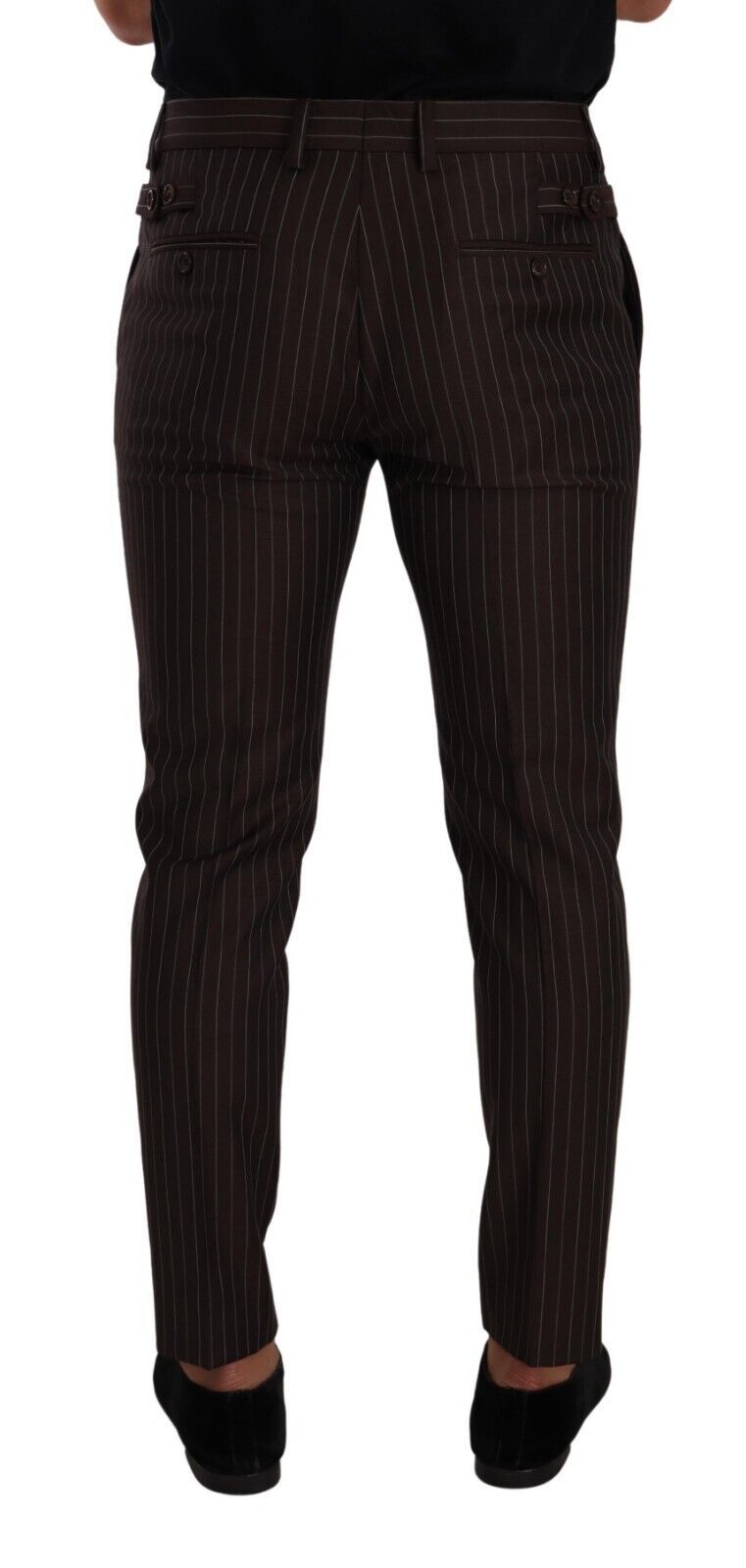 Pantalon DOLCE & GABBANA rayé marron