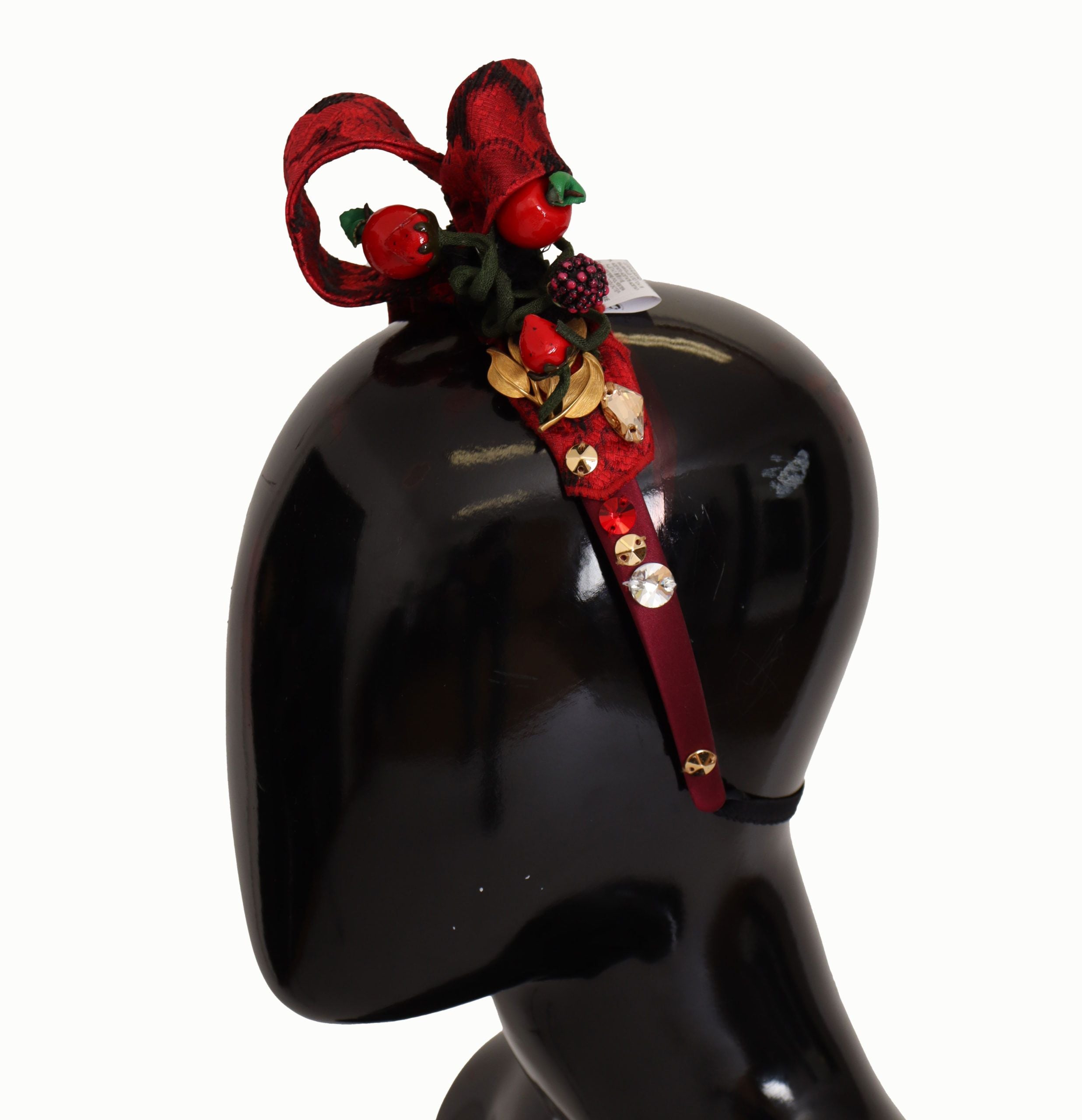 Diadème Dolce & Gabbana cerises rouges