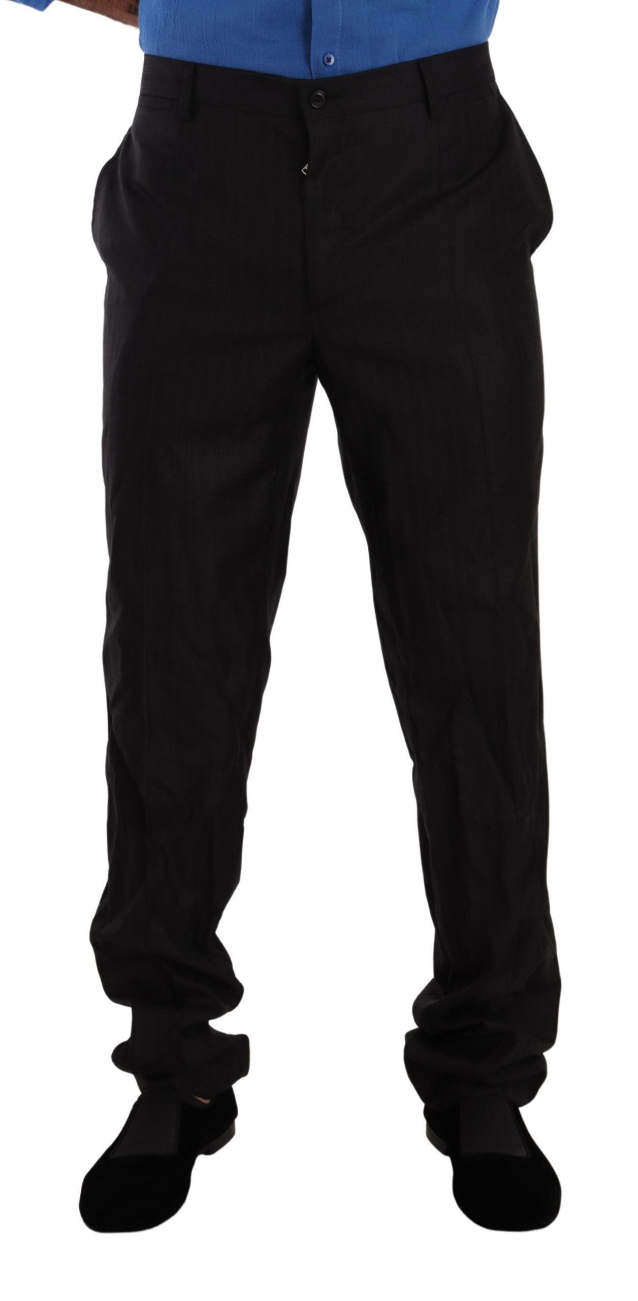 Pantalon DOLCE & GABBANA gris rayé