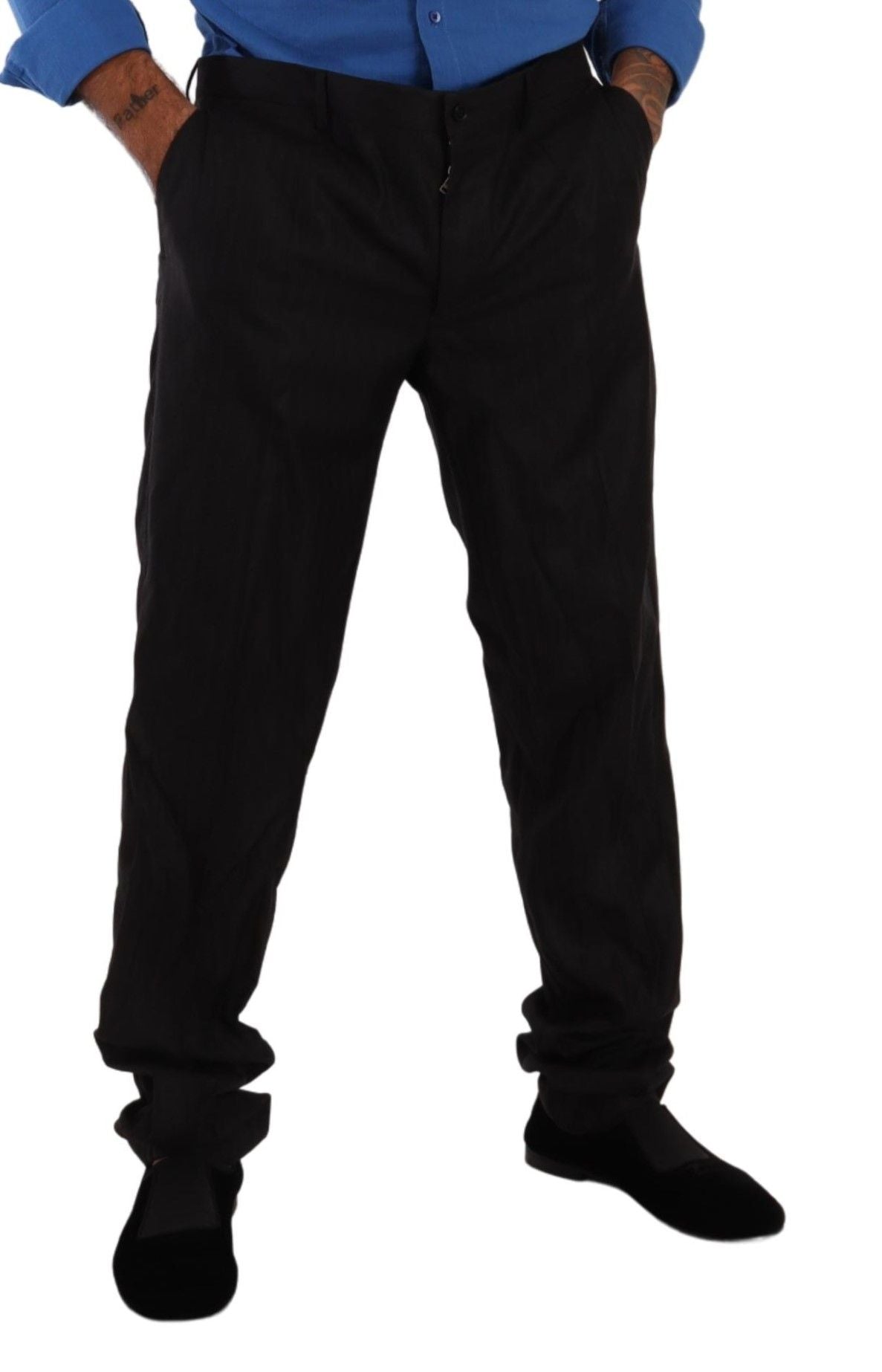 Pantalon DOLCE & GABBANA gris rayé