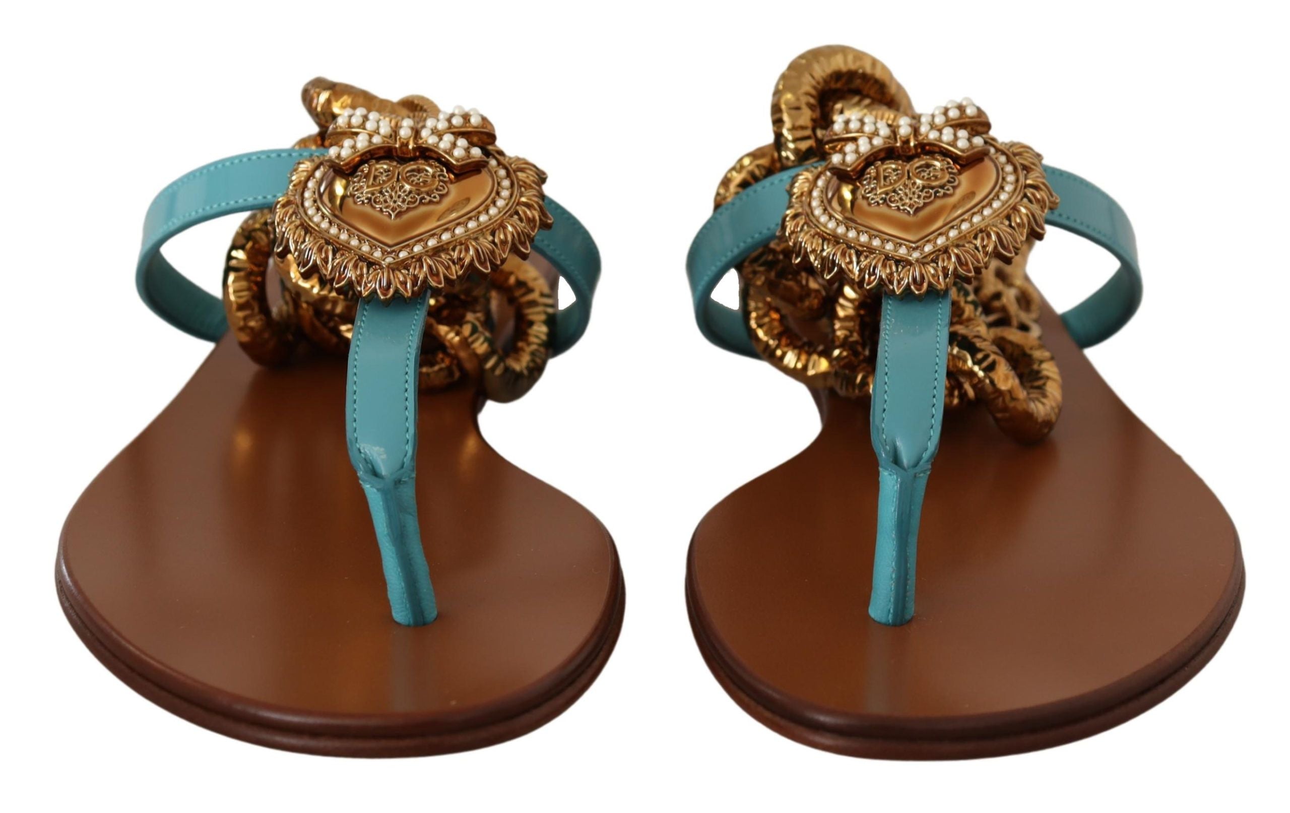 Sandales Dolce & Gabbana Gladiator bleues