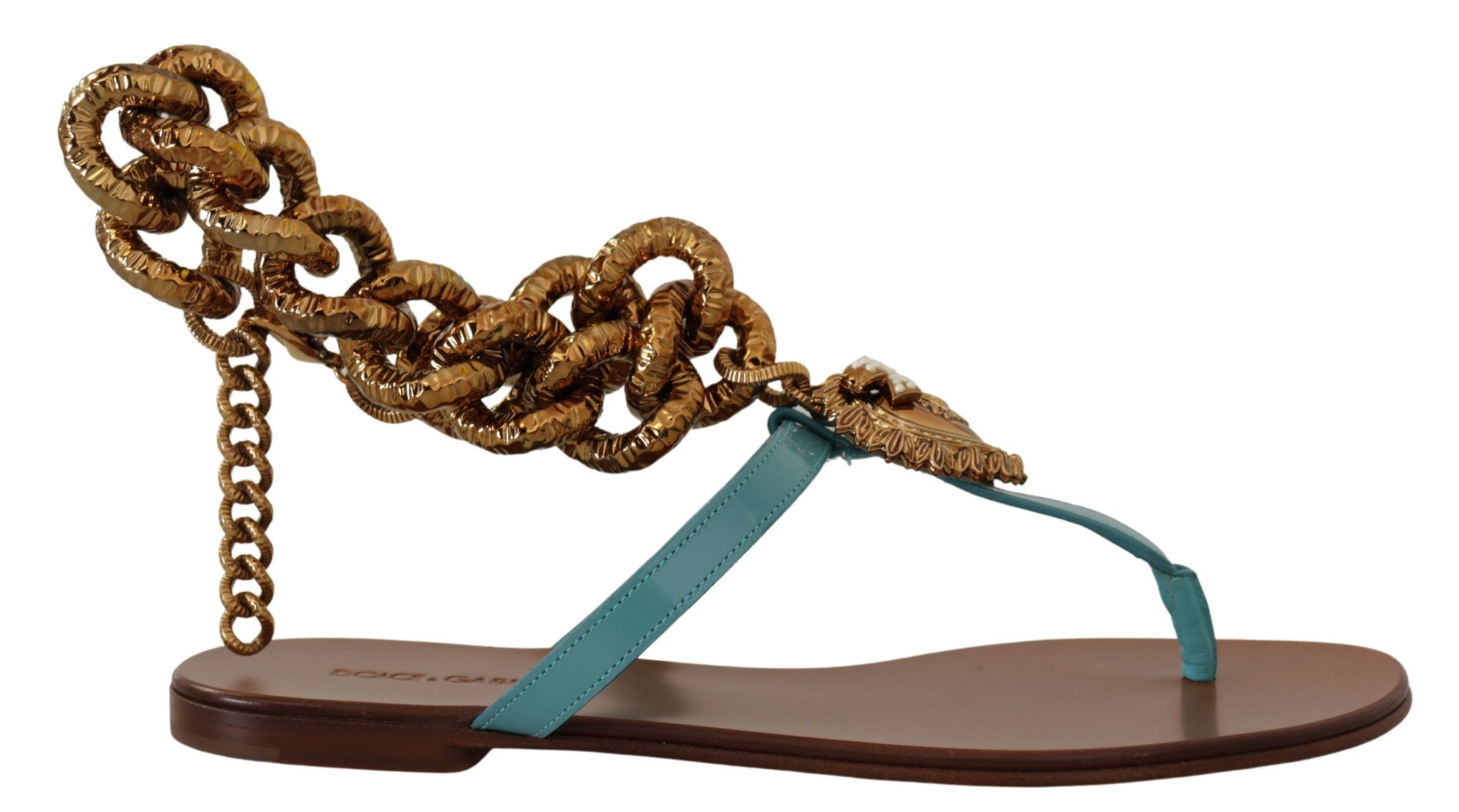 Sandales Dolce & Gabbana Gladiator bleues