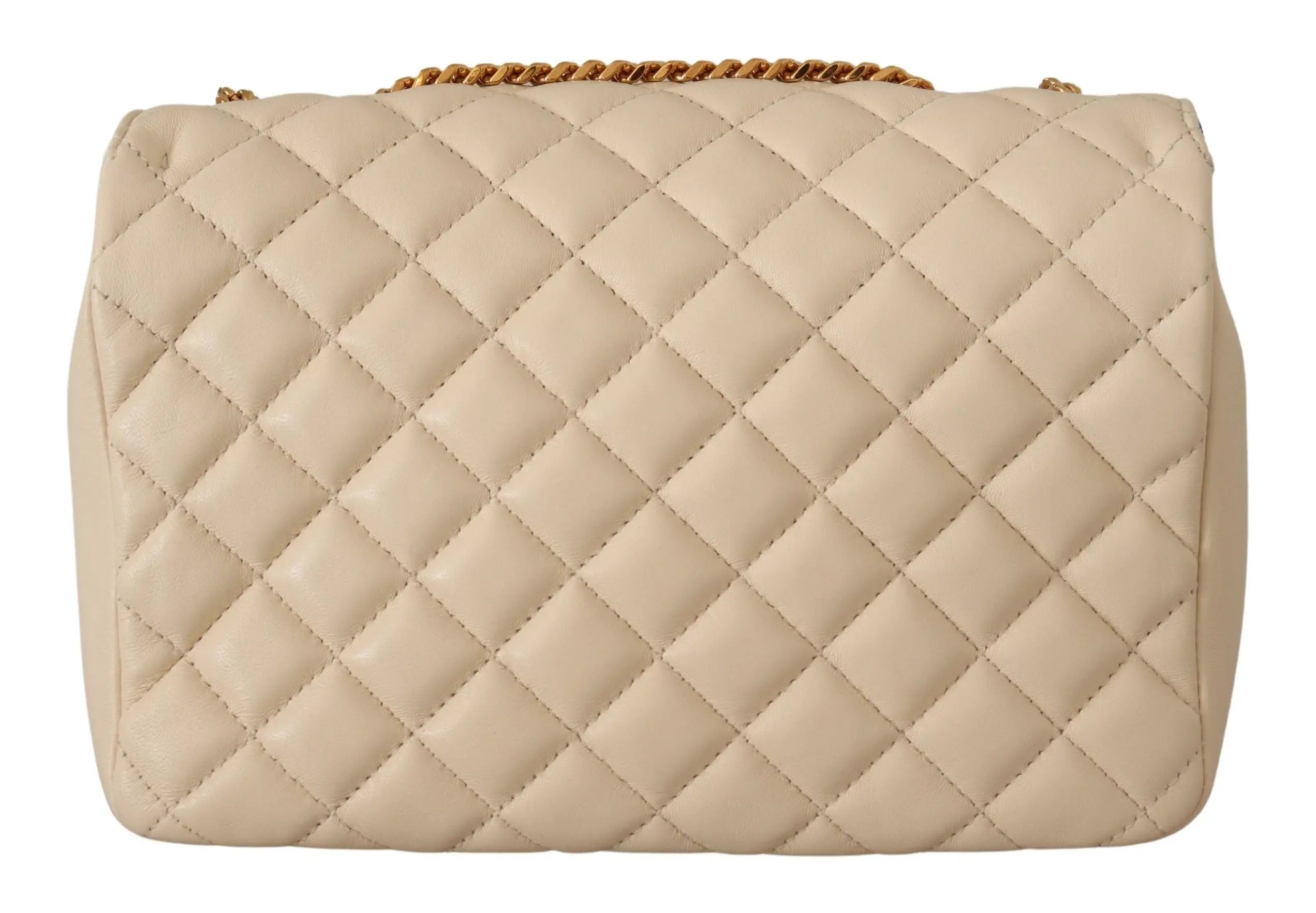 Sac porté épaule Versace doré blanc Versace