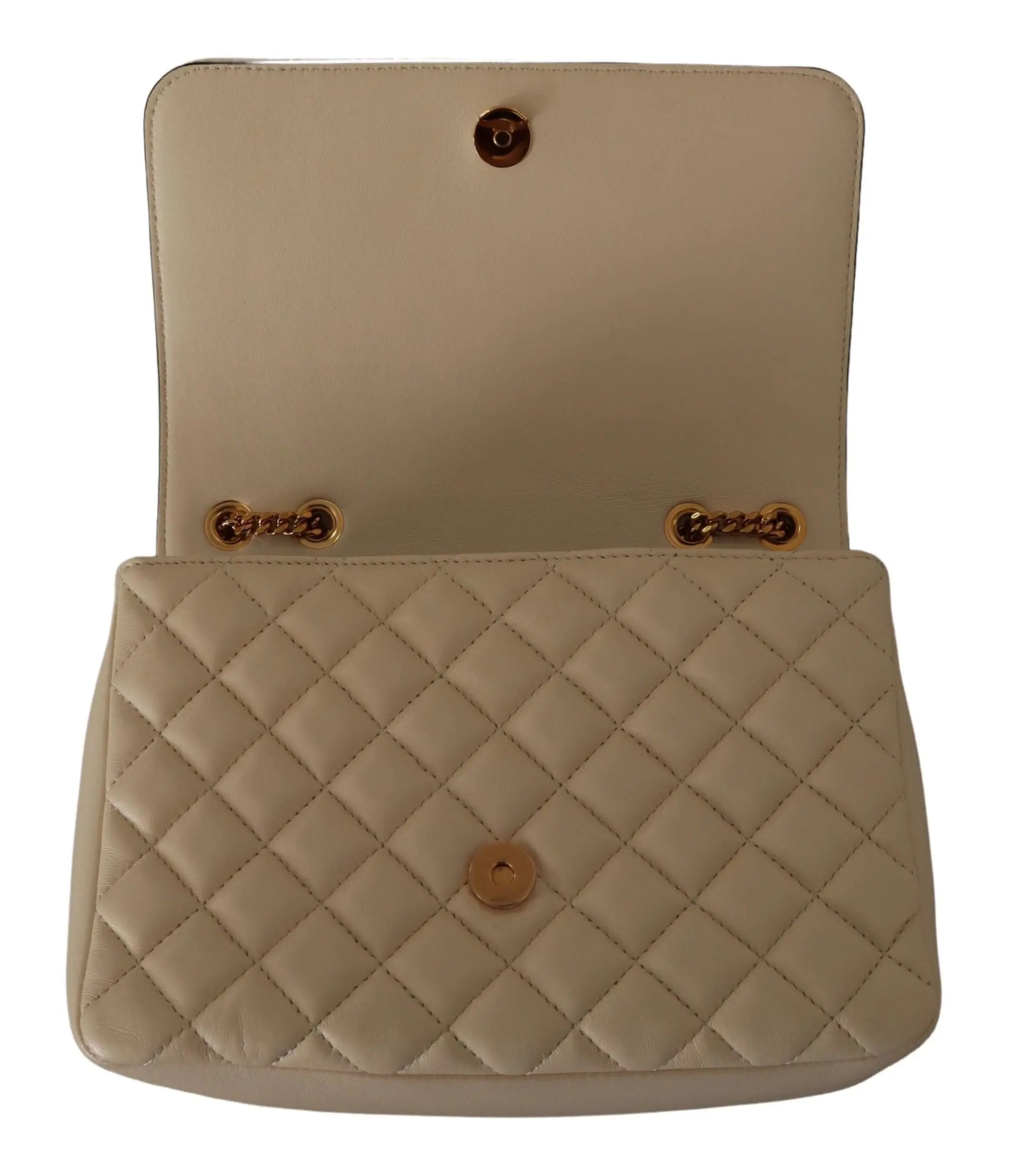 Sac porté épaule Versace doré blanc Versace