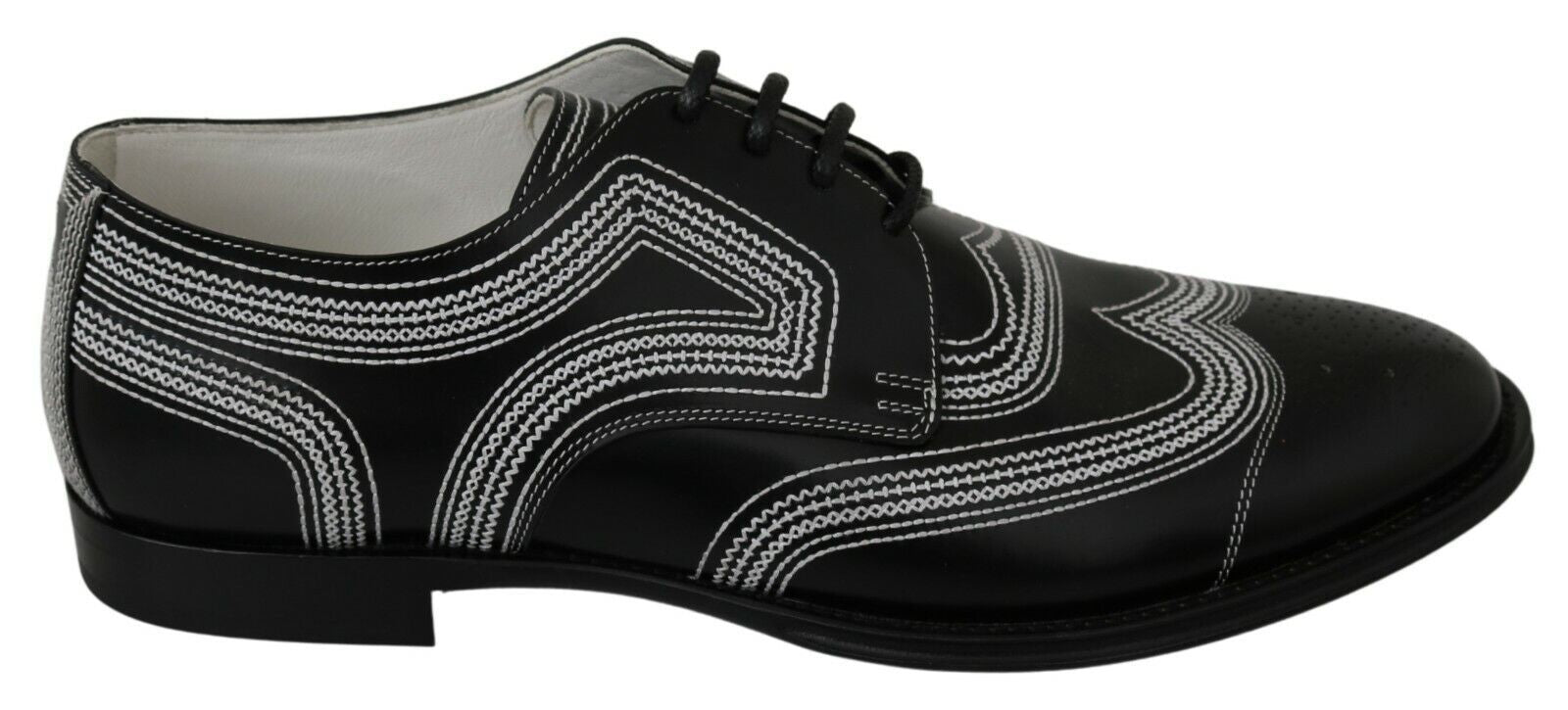 Chaussures Dolce & Gabbana Derby noires blanches