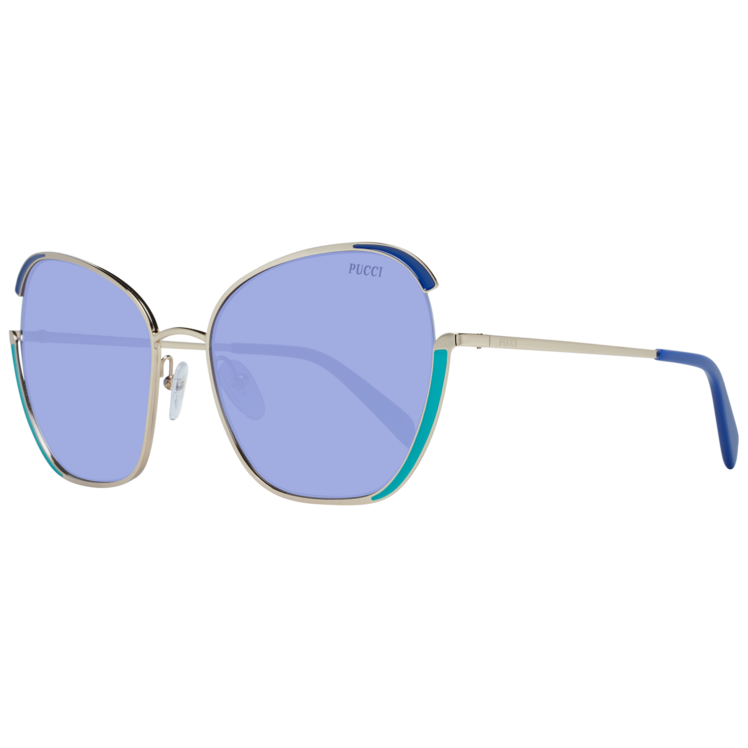 Lunettes de soleil Emilio Pucci dorées
