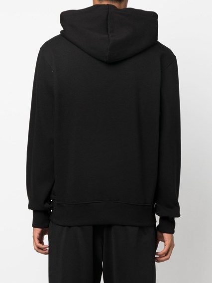 Sweatshirt Versace Jeans à capuche noir