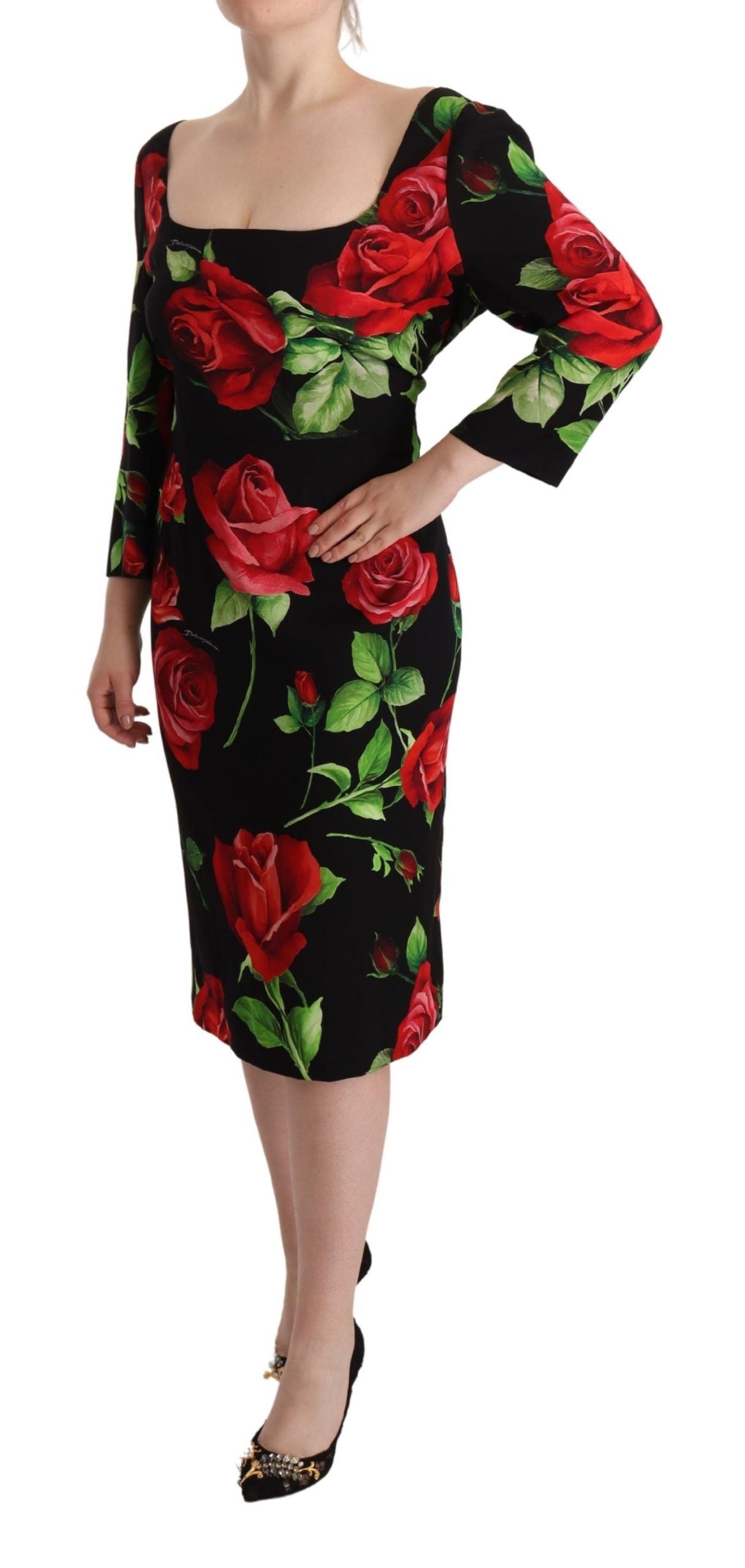 Robe Dolce & Gabbana Sheath noire Dolce & Gabbana