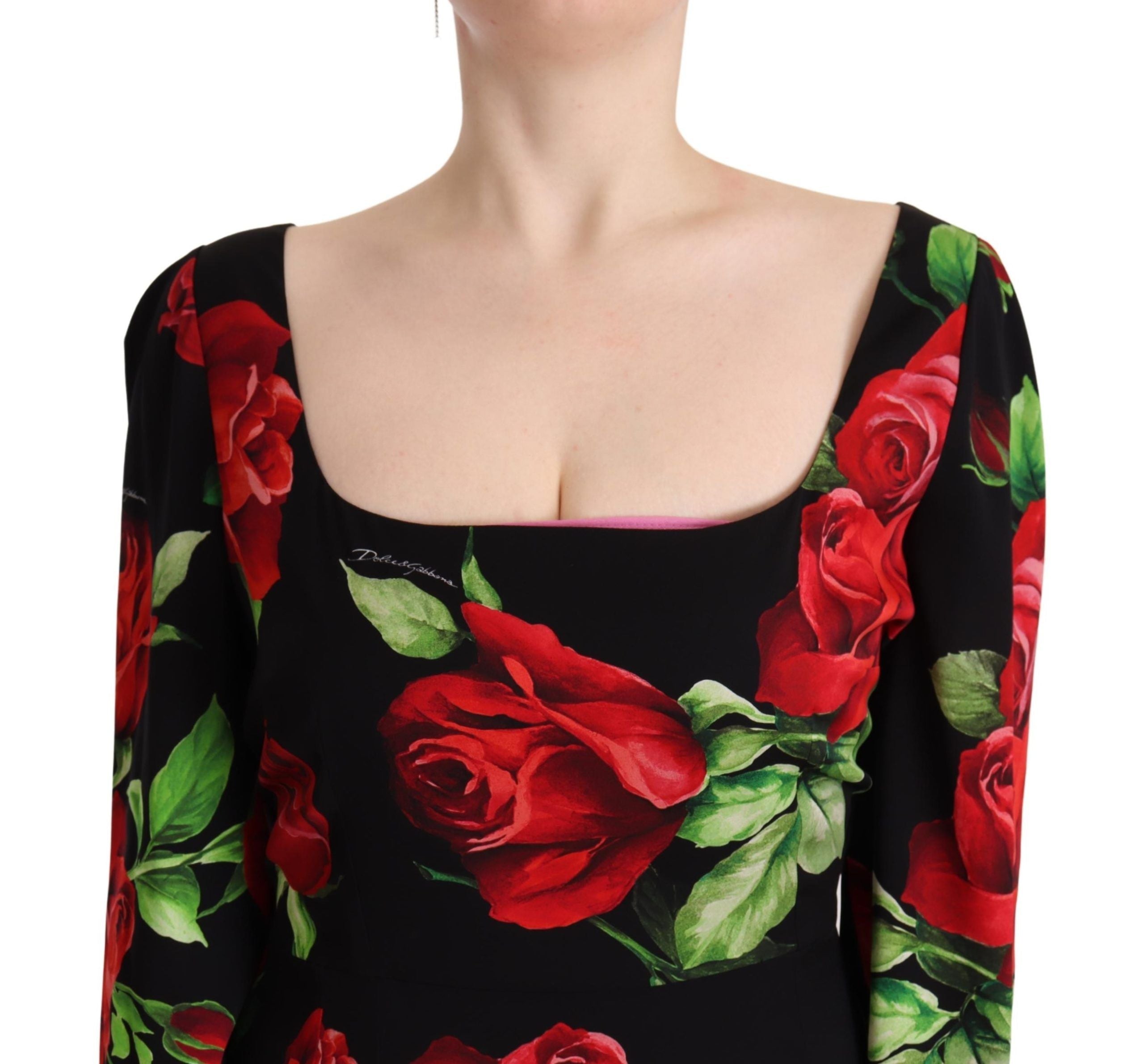 Robe Dolce & Gabbana Sheath noire Dolce & Gabbana