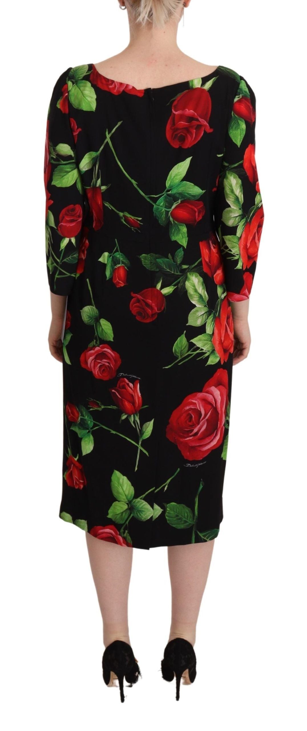 Robe Dolce & Gabbana Sheath noire Dolce & Gabbana
