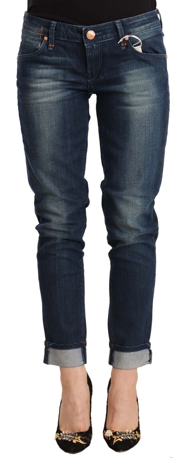 Jeans ACHT Low waist bleus washed