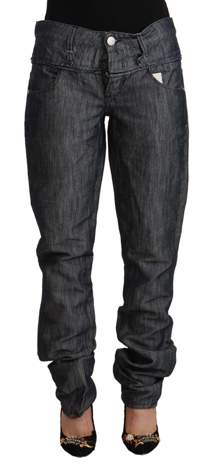Pantalon ACHT Ramie gris foncé