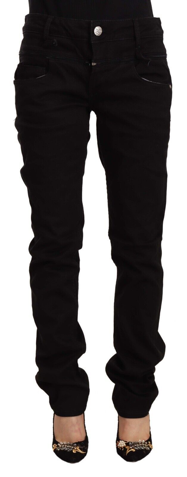 Jean ACHT Low Waist skinny noir
