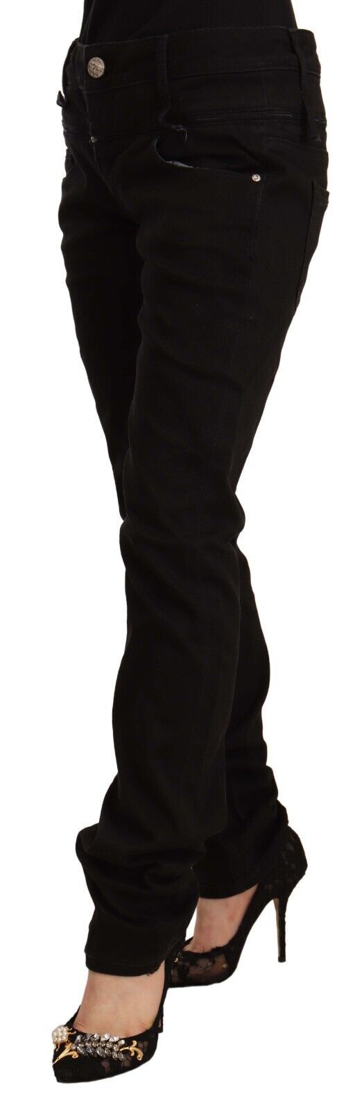 Jean ACHT Low Waist skinny noir