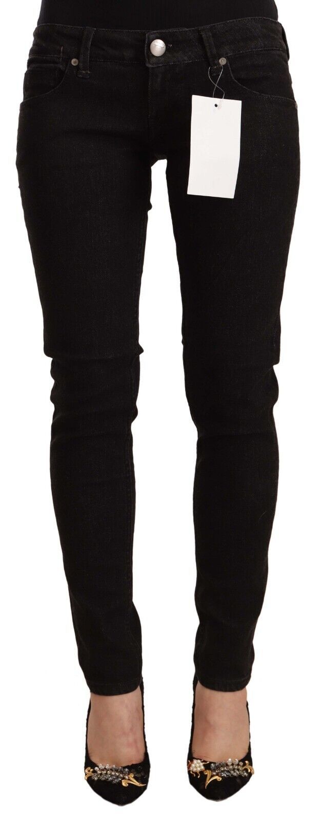 Jeans ACHT Low Waist noirs