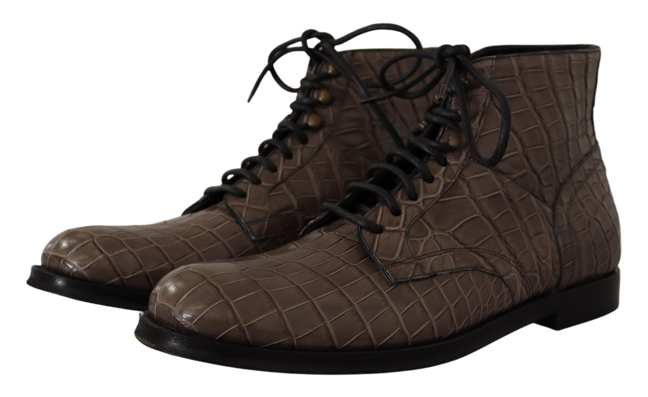 Bottines Dolce & Gabbana Derby grises