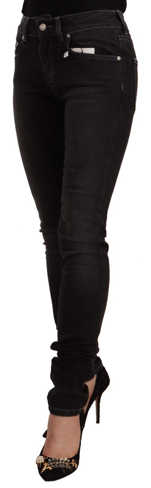 Jeans GF Ferre mid waist noirs