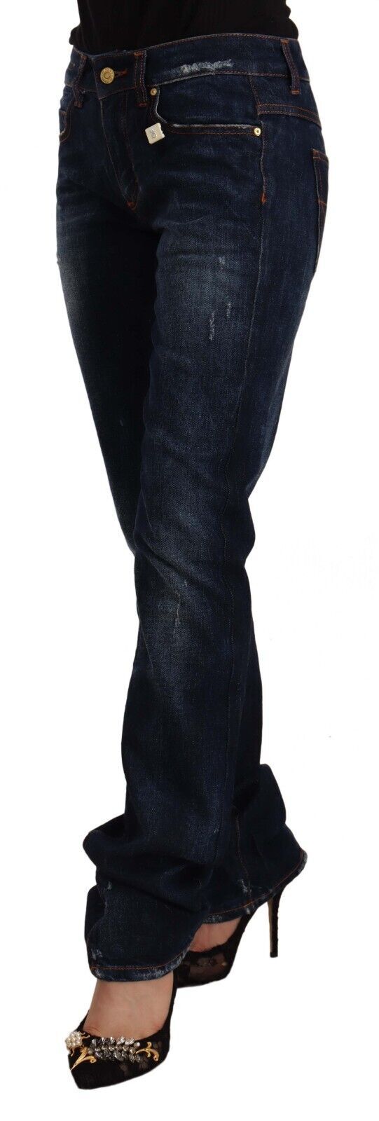 Jean GF Ferre mid waist bleu foncé