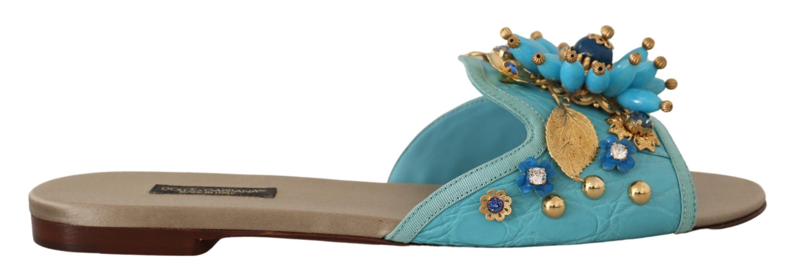 Sandales Dolce & Gabbana Bianca bleues