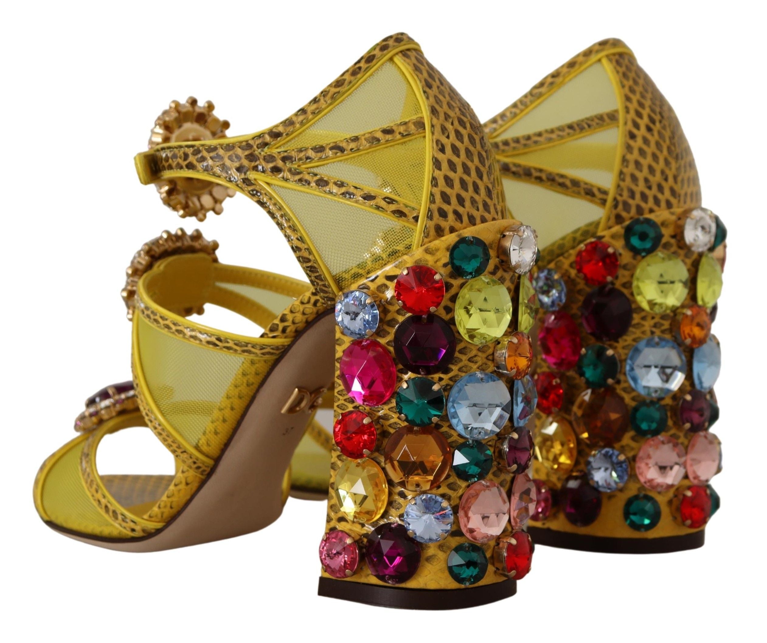 Sandales Dolce & Gabbana jaunes